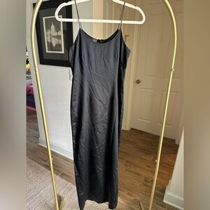 Episode Y2K Black 100% Silk Slip Dress